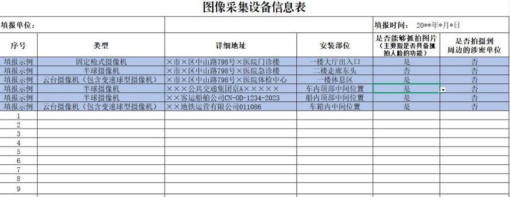 人脸识别强制采集违法维权证据收集整理表