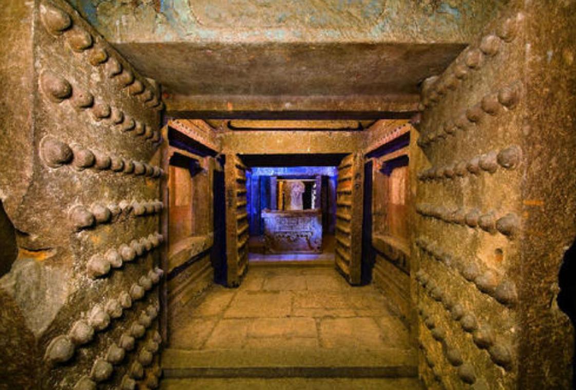 法门寺唐代地宫遗址内部