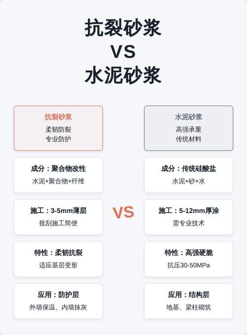 水泥砂浆与水泥浆对比实物图