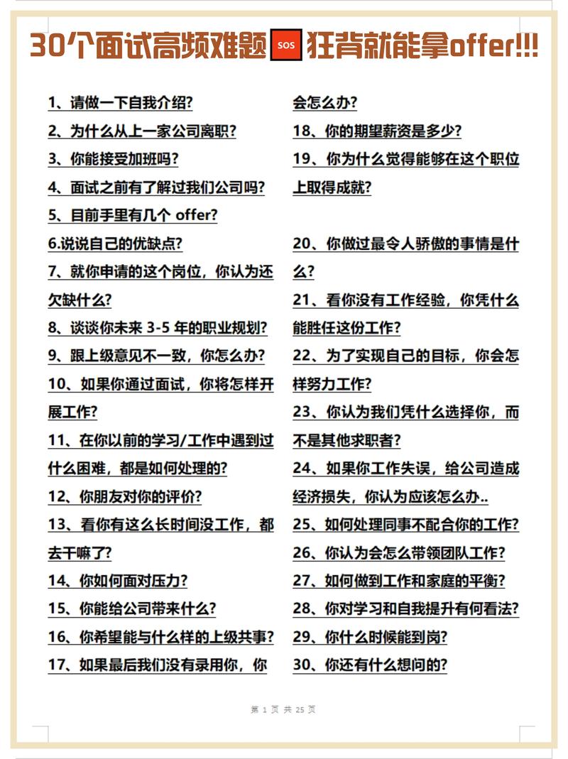面试不是答题,是对话