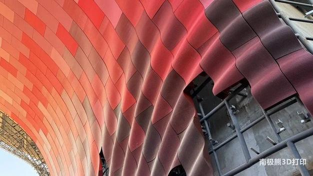 国内建材展3D打印建筑预制构件展示