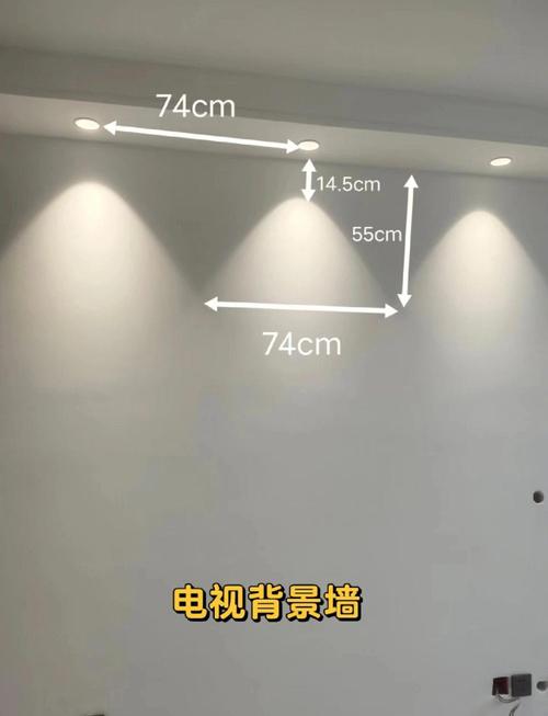 射灯洗墙效果对比图光束角24度和36度