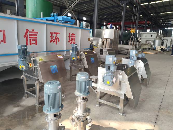 机械车间磁性分离器安装现场图