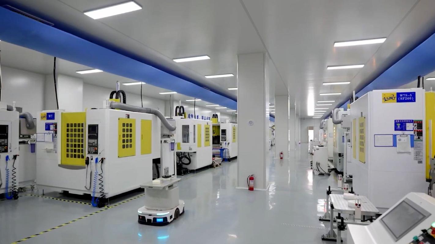 现代化柔性制造系统车间实景