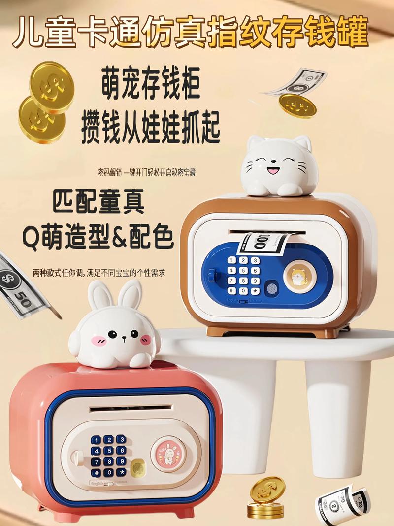 三罐子理财法 儿童桌面透明储蓄罐分类