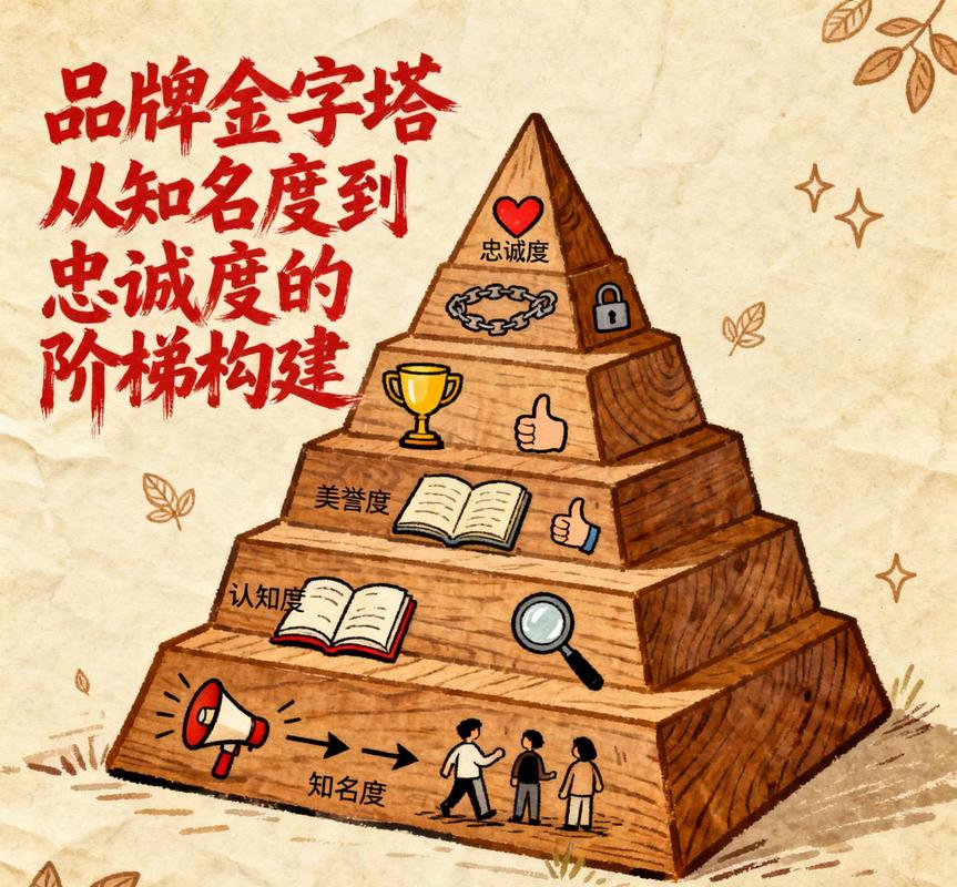 个人品牌信任金字塔示意图