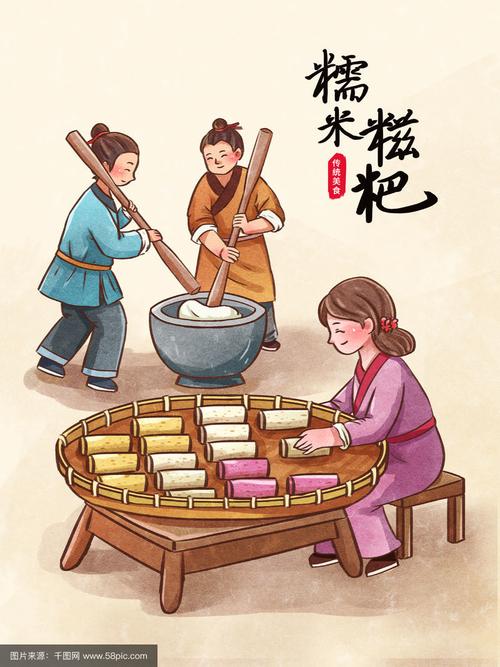 看完画，得坐下来吃一碗米粑才算数