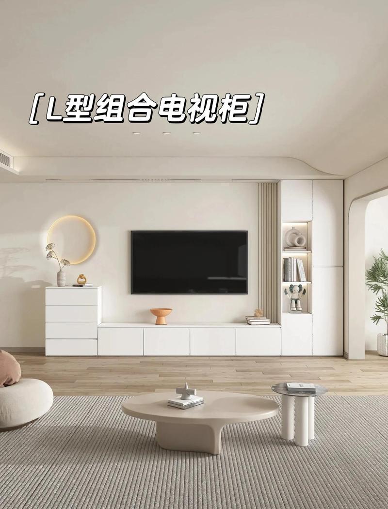 现代简约电视柜定制 激光封边细节
