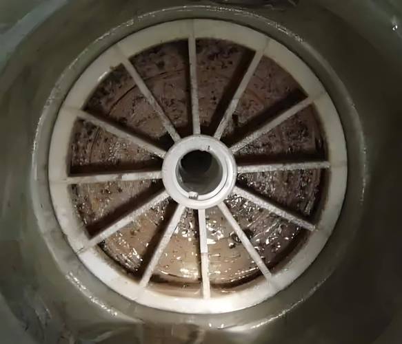 工业中水回用RO膜组件结垢堵塞实拍