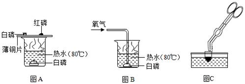 新课标初中化学探究温度着火点影响因素实验装置图