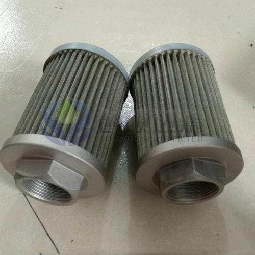 车间液压站拆开堵塞的过滤器滤芯