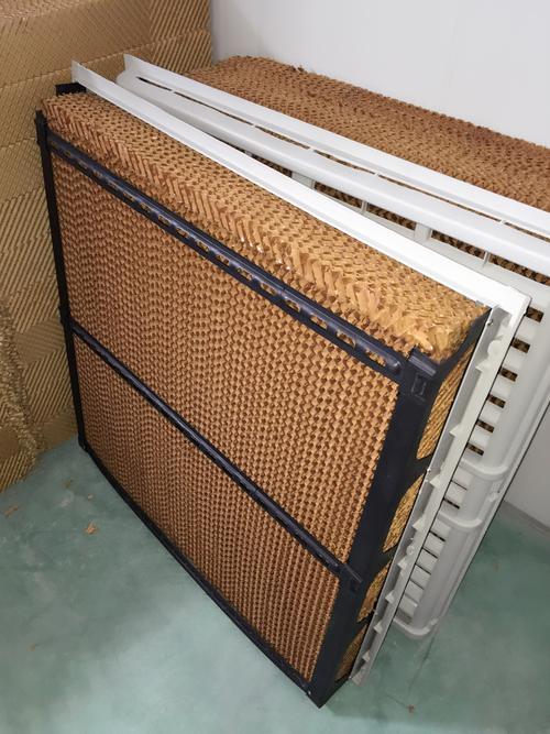 工业冷风机拆机湿帘纸对比图