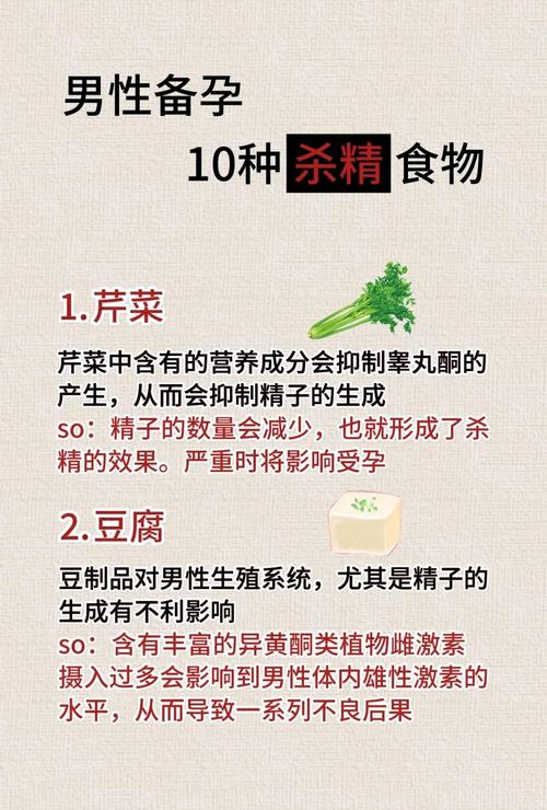 这些食物是“助孕”还是“杀精”?