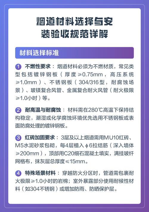 材料选择与验收问题