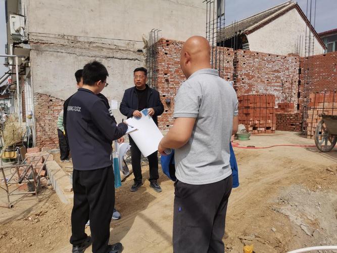 乡村宅基地建房工地文物检查现场照片