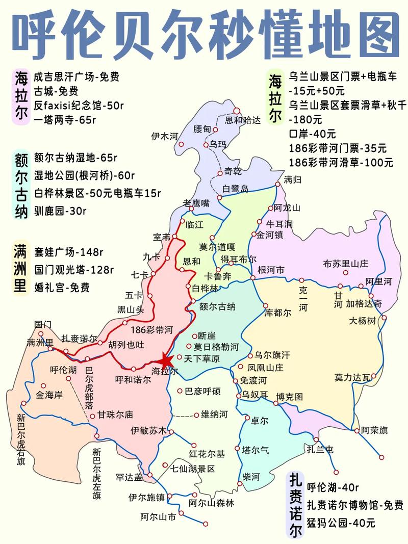 一、预算有限?先搞懂呼伦贝尔的交通骨架