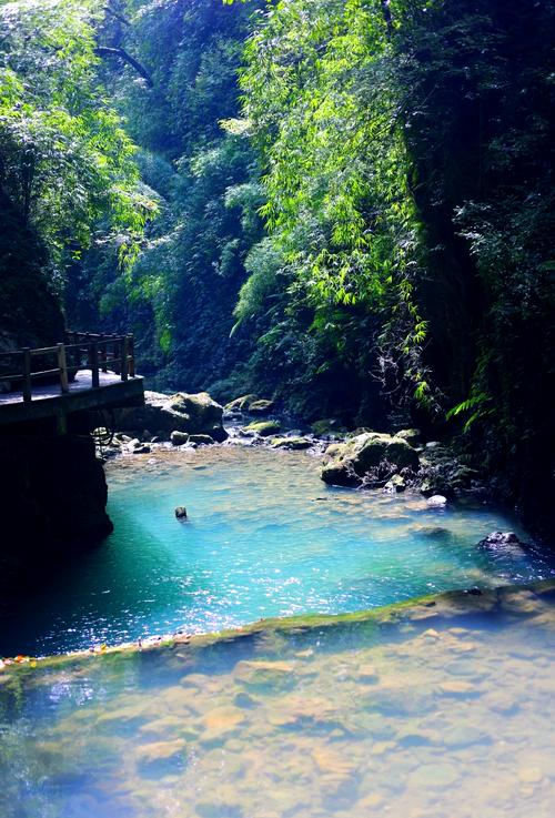 黑山谷溪流风光