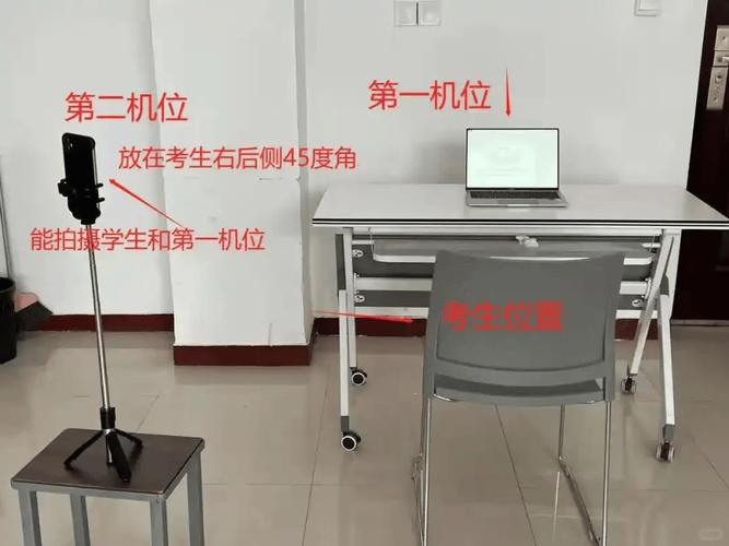 考研线上复试设备布置示意图