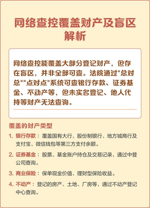 法院网络查控系统财产线索查询界面实拍