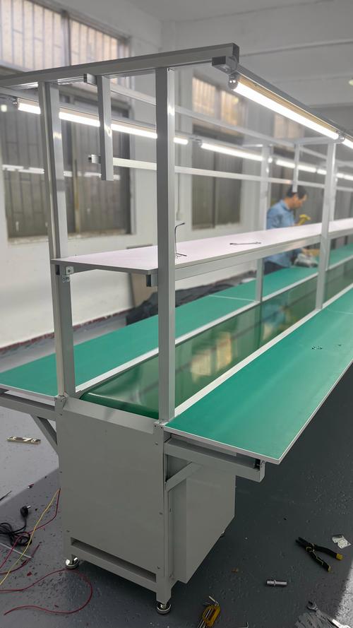 输送流水线厂家上门售后调试现场