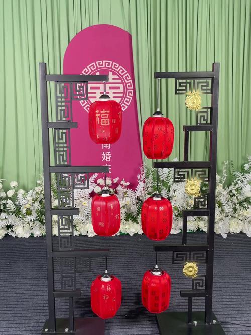 新中式婚礼提灯引路入场