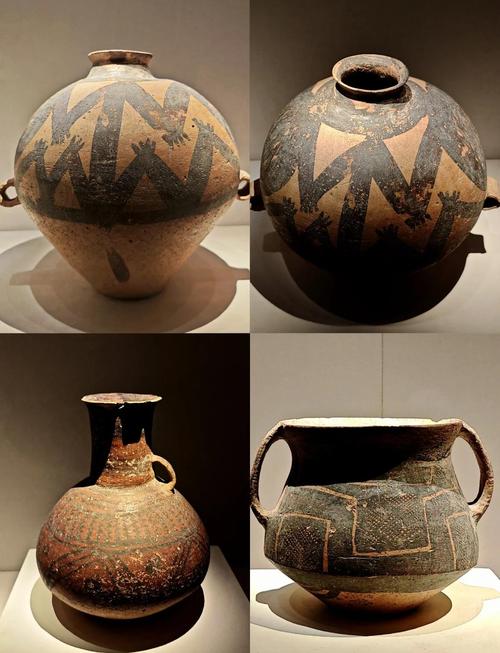 省博物馆先秦展厅古代陶量文物