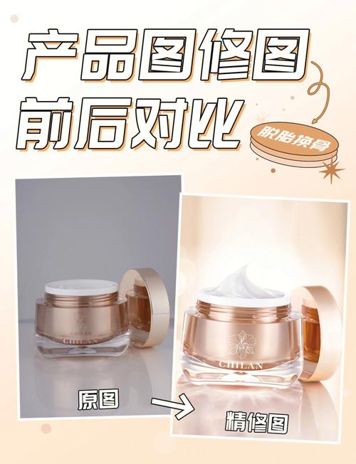 人工智能修图前后电商产品图对比