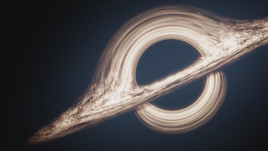星际穿越黑洞卡冈图雅视觉效果图