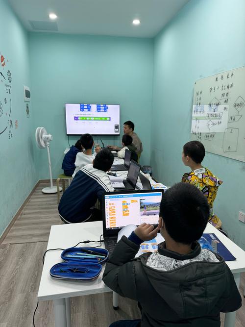 学生远程小组协作编程项目现场