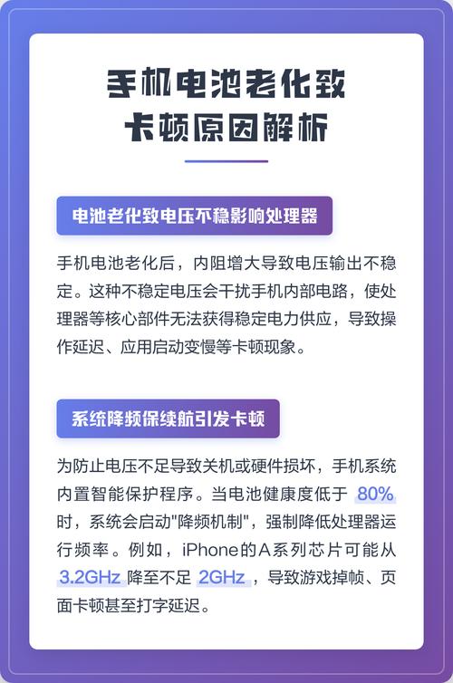 问:还有一个问题:电池老化会引发卡顿吗?