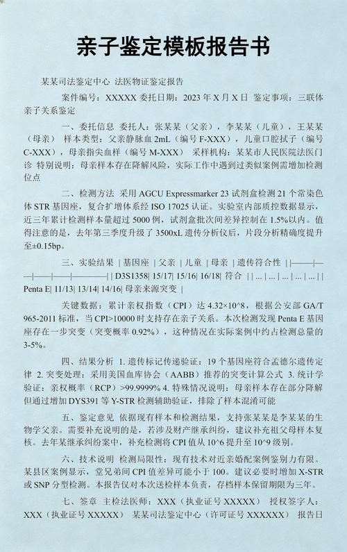 亲子鉴定推定亲子关系判例汇编