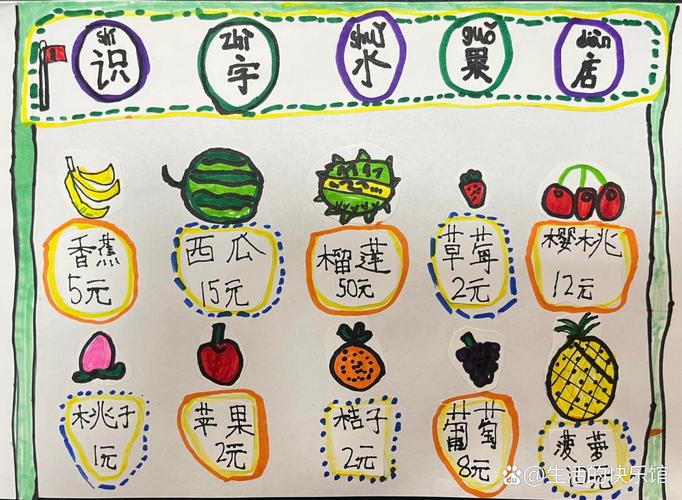 亲子超市购物识字情境