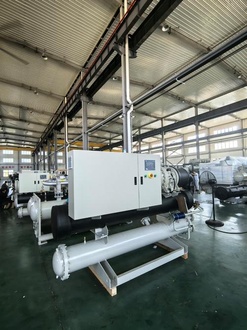 水冷冷水机组工厂带载测试台运行实拍