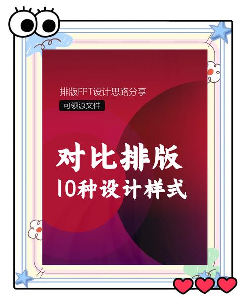 设计教程 排版对比层级 示意图