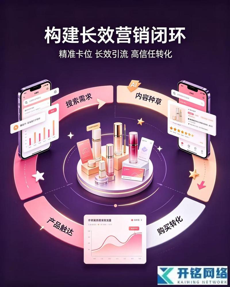 美妆用户AI搜索种草结果页示意图