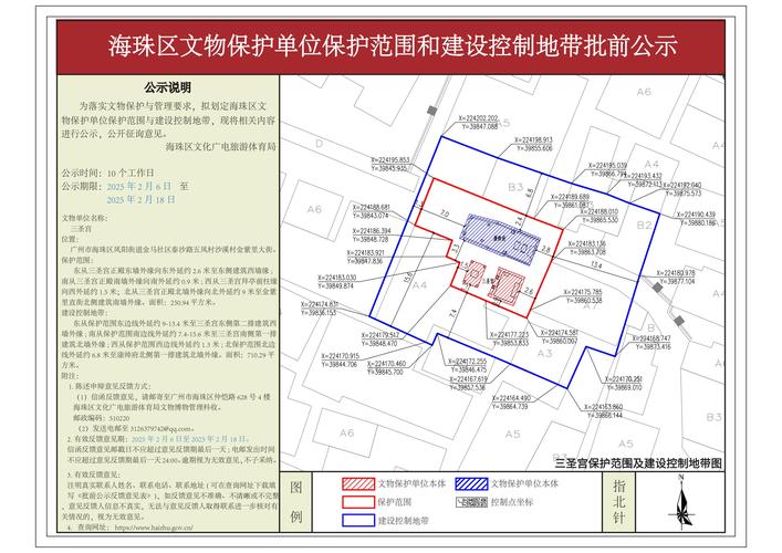 划定古文化遗址保护范围的官方公示文件