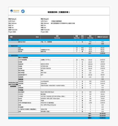 留学中介背景提升项目报价单实拍