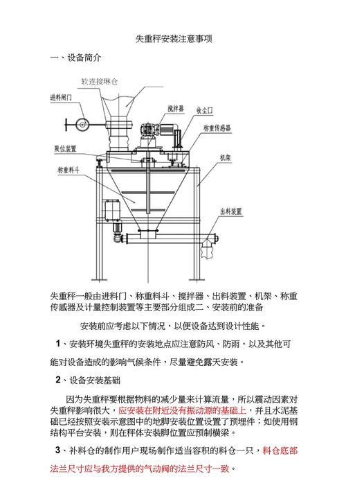失重秤高精度称重传感器安装结构图