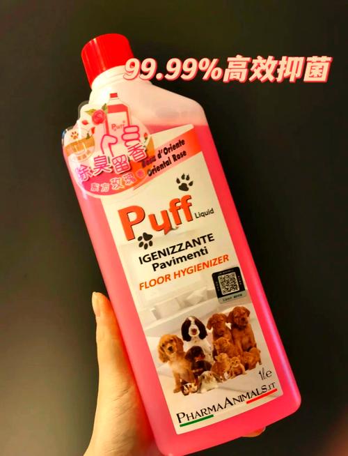 生物酶清洁剂清洁狗狗乱拉过的地板
