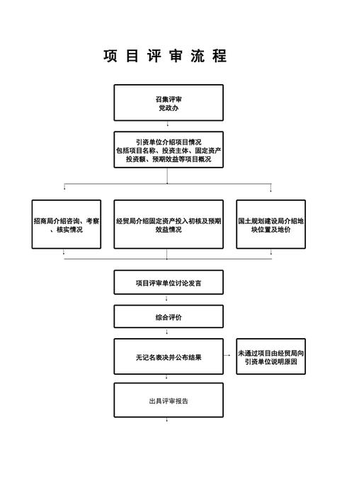 概念验证中心项目评审决策流程图