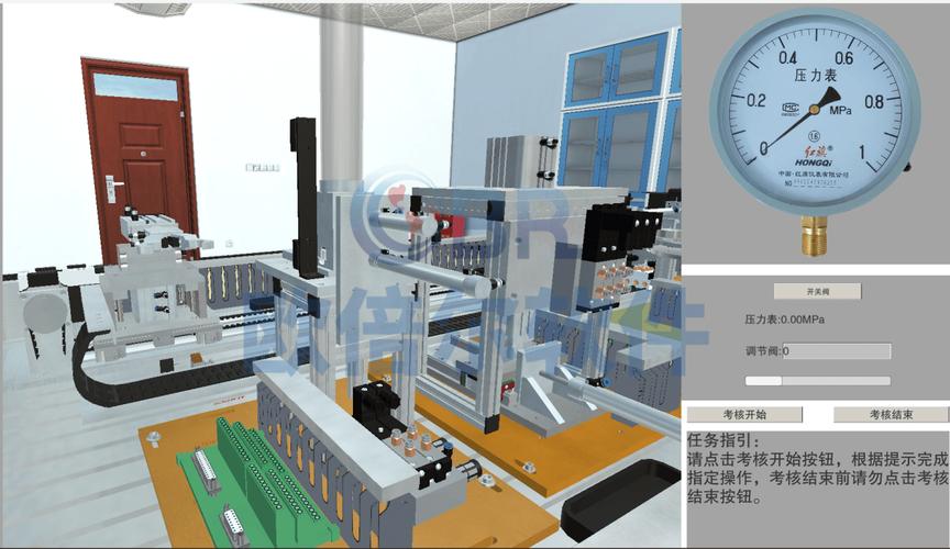 数字化工业工程IE生产线仿真模拟界面