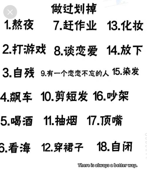 那些被清单改变的下午