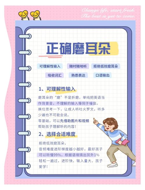 幼儿英语启蒙磨耳朵误区示意图