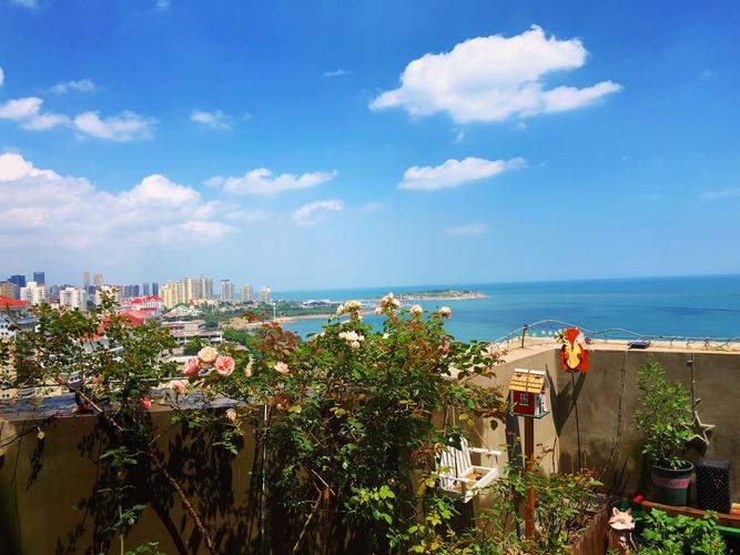老城区青旅天台海景