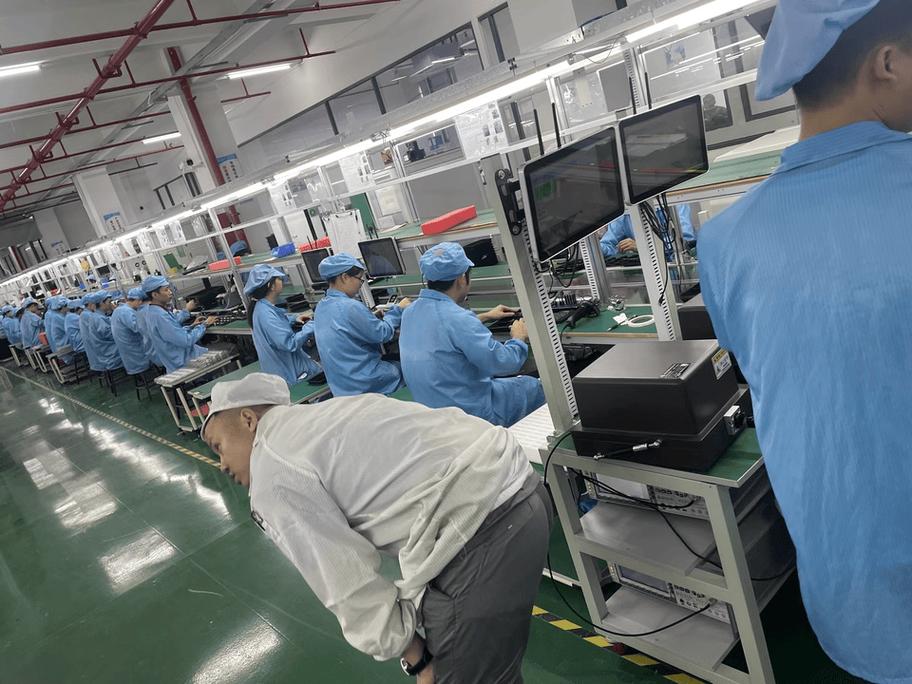 电子组装自动化流水线厂家调试现场