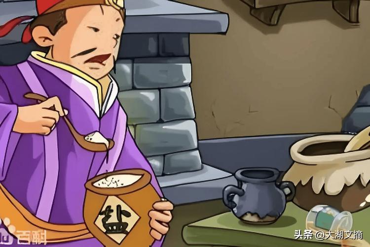 百喻经古印度插画 愚人食盐场景