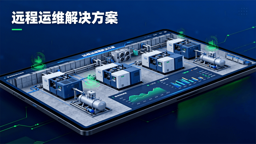 工厂空压机组远程运维测点布置图