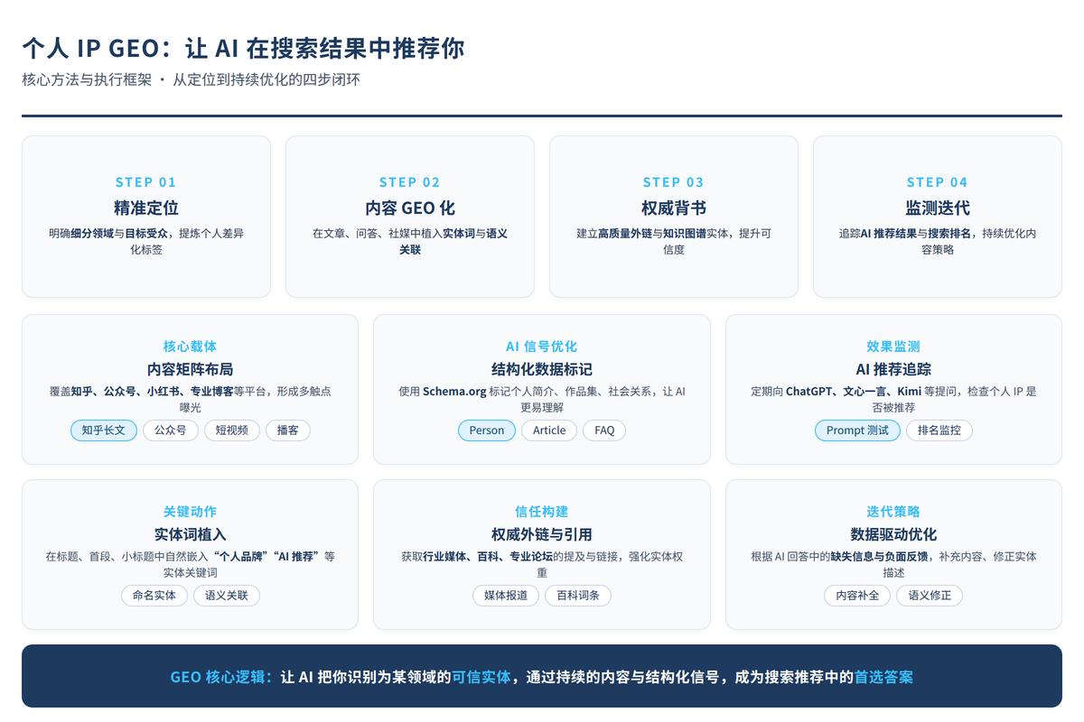 不同IP访问站点GEO优化内容差异对比图