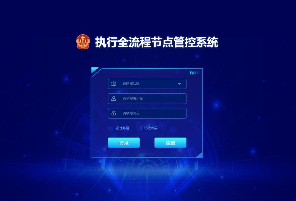 法院强制执行查控系统操作界面截图