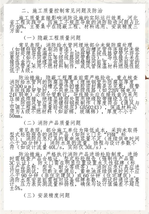 提前预防验收常见问题